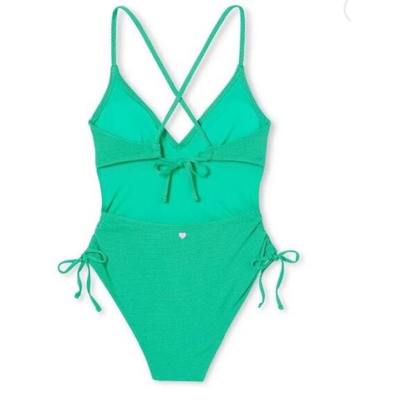 New Stoney Clover Lane X Target Green One Piece Swim Suit Small - Picture 5 of 7